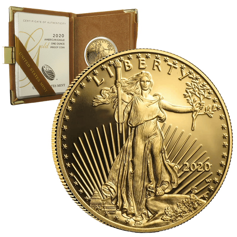 American Eagle 2020 1oz Gold Coin (Cover)