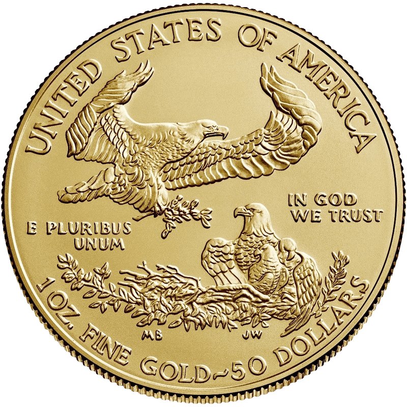 American Eagle 2020 1oz Gold Coin (Obv)