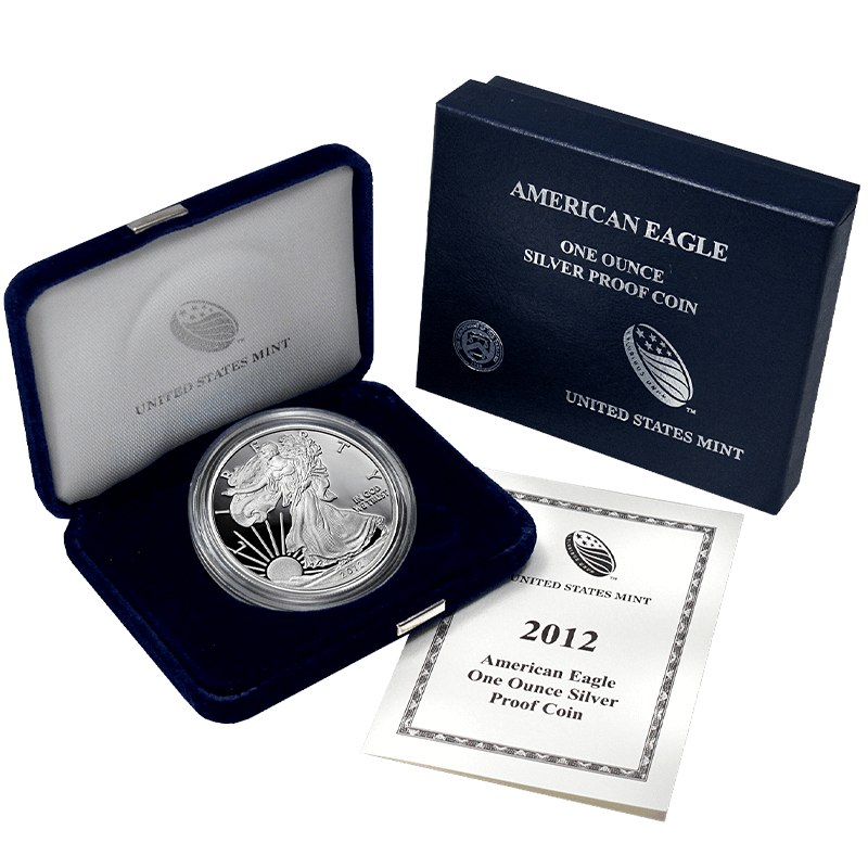 American Eagle 1oz Silver Proof Coin (Cover)