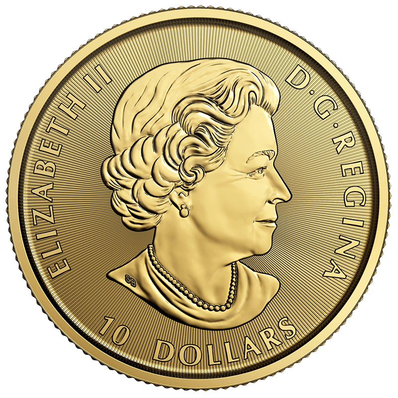 Gold Canadian Buffalo 0.25oz (Obv)