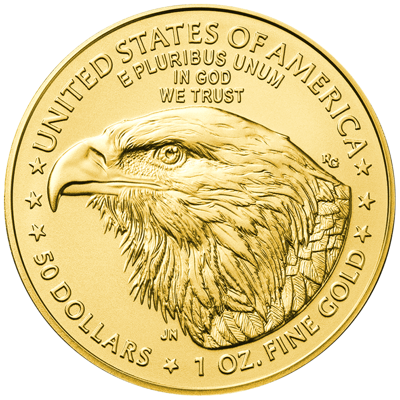 American Eagle 1 oz Gold Coin (Obv)
