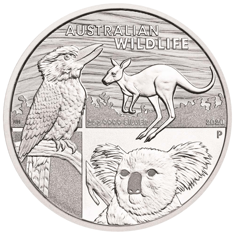 Australian Wildlife Silver 2oz (Rev)