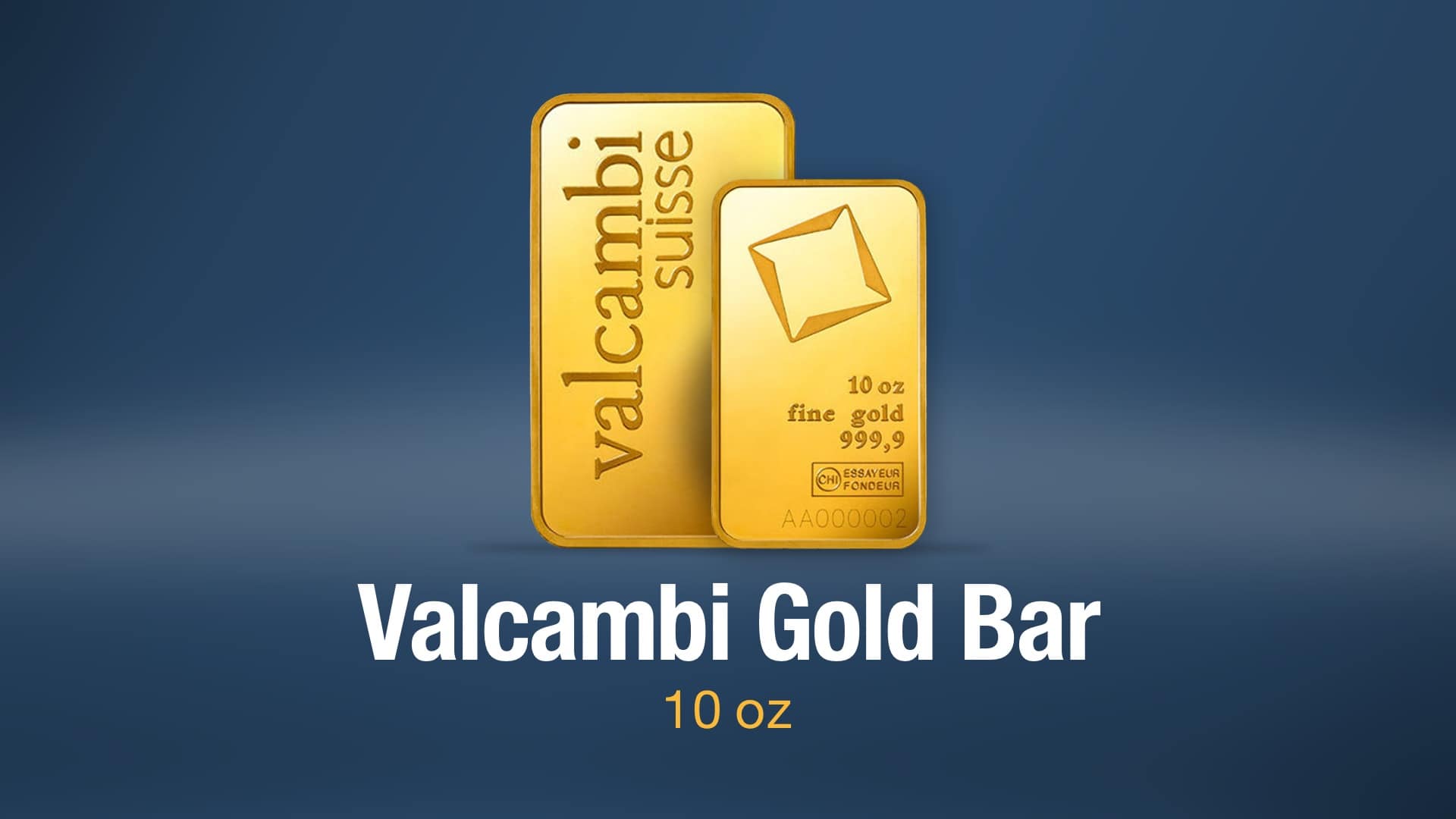 Valcambi Gold Bar 10oz